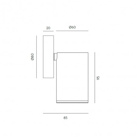Foco de techo orientable LED Noon (5W)