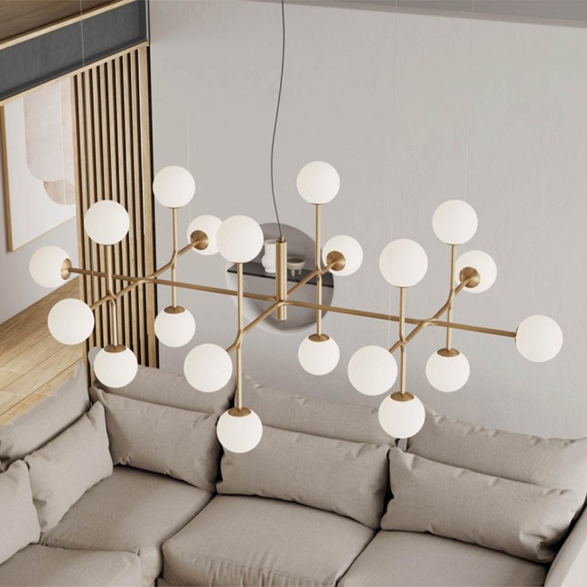 Lámpara colgante Doris (20 luces)
