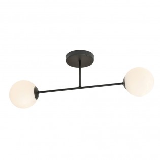 Plafón de techo Nicolo Opal (2 luces)