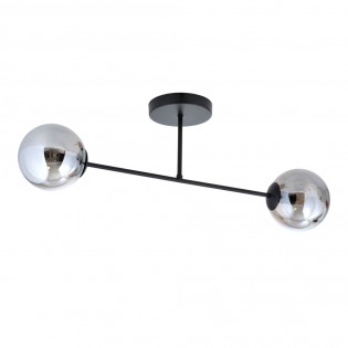 Plafón de techo Nicolo Grafito (2 luces)