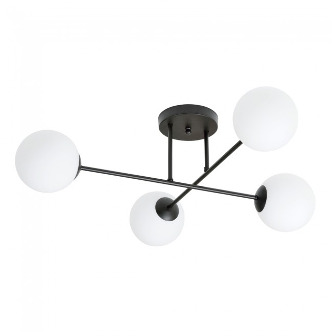 Plafón de techo Nicolo Opal (4 luces)