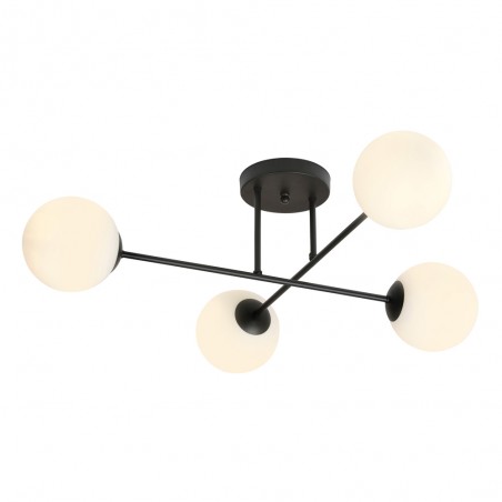Plafón de techo Nicolo Opal (4 luces)