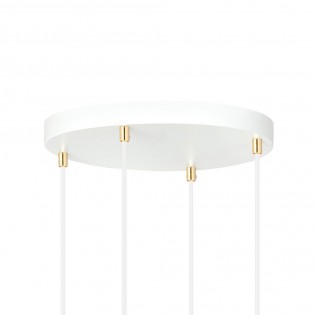 Lámpara colgante Gala Blanco (4 luces)
