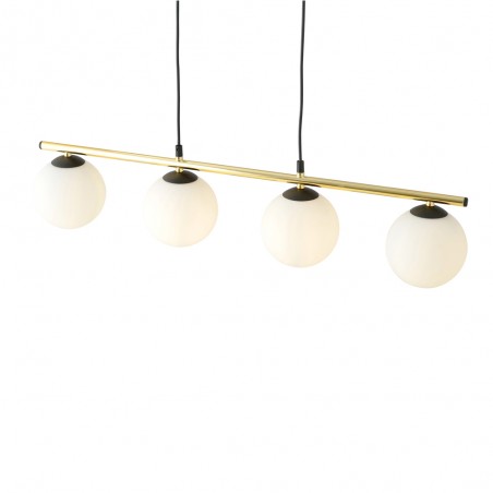 Lámpara colgante Etisa Negro (4 luces)