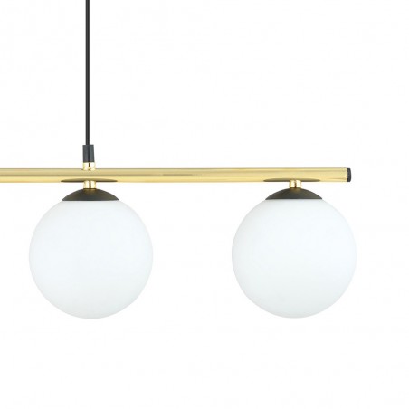 Lámpara colgante Etisa Negro (4 luces)