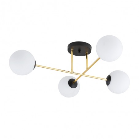 Plafón de techo Mendra Opal (4 luces)