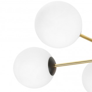 Plafón de techo Mendra Opal (6 luces)