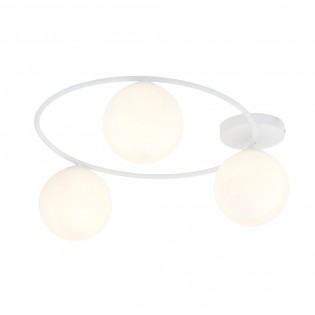 Plafón de techo Sotelo II Opal (3 luces)