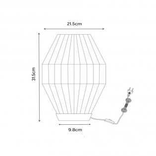 Lámpara de mesa Cordulle