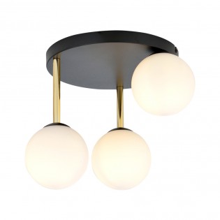 Plafón de techo Telpa Opal (3 luces)