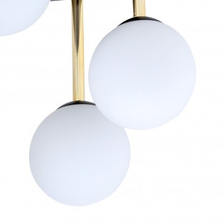 Plafón de techo Telpa Opal (4 luces)