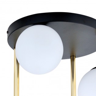 Plafón de techo Telpa Opal (4 luces)