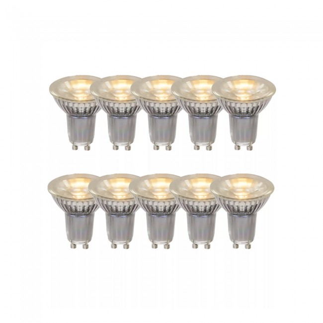 Pack x 10 Bombillas LED GU10 (5W)