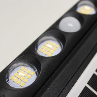 Foco exterior LED solar con sensor de movimiento Mix (8W)