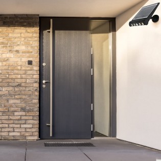 Foco exterior LED solar con...