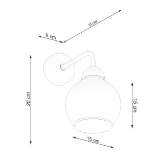 Aplique de pared Alino