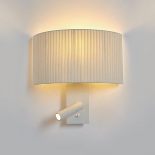Aplique con lector LED Corba Encintada Algodón (3W)