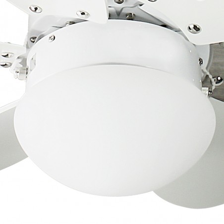 Tulipa de cristal ventilador Orion