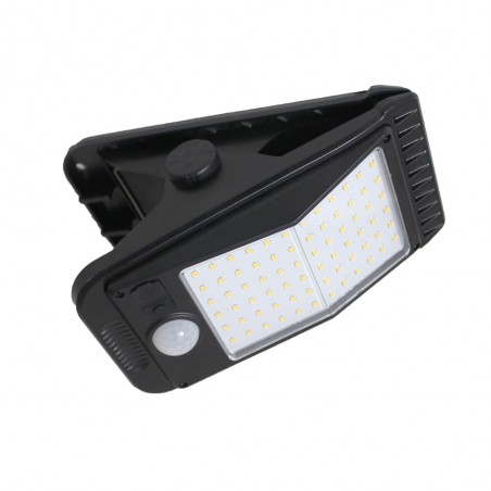 Aplique pinza LED solar con sensor Ross (3W)
