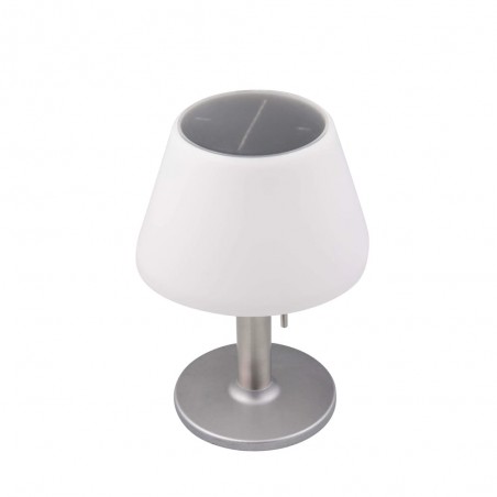 Lámpara de mesa solar LED Platina (5W)