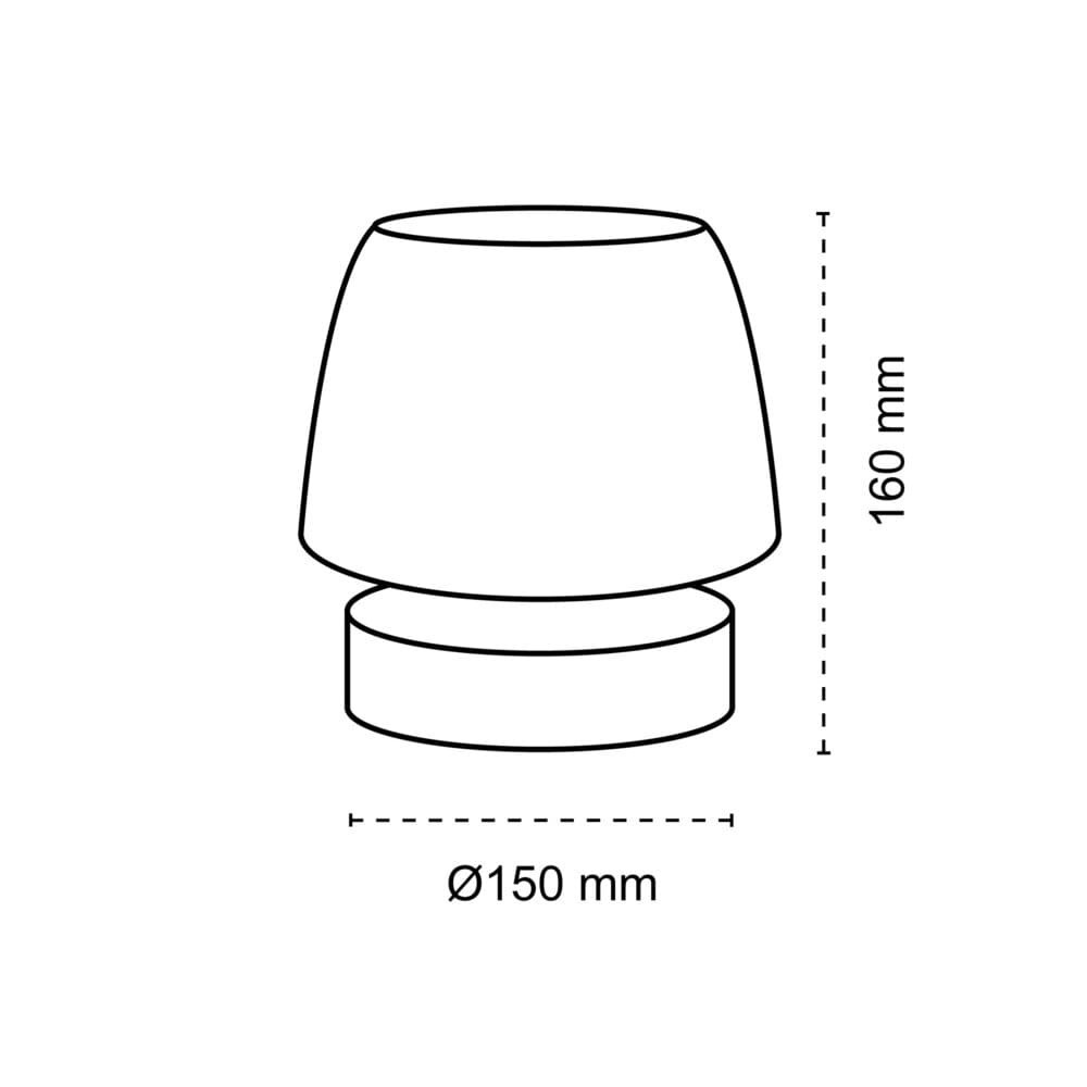 Lámpara De Mesa Recargable BEPER - Altura Ajustable Hasta 122 Cm, 3 Tonos De Luz, USB-C