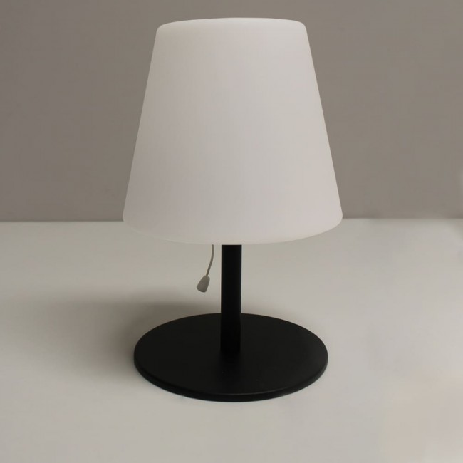 Lámpara De Mesa Para Exterior Con Batería, De Metal, LED, Lámpara