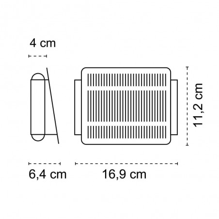 Aplique de exterior LED solar Tom