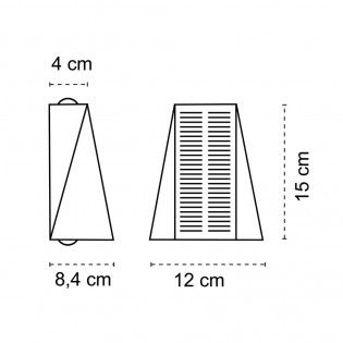 Aplique LED solar con sensor Taner 4000K (1.3W)
