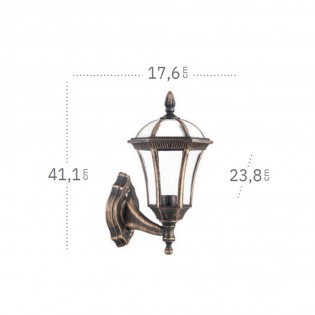 Aplique de pared exterior Comino