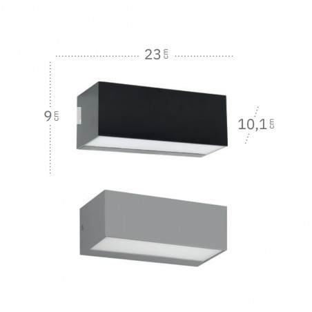 Aplique de pared exterior Masala