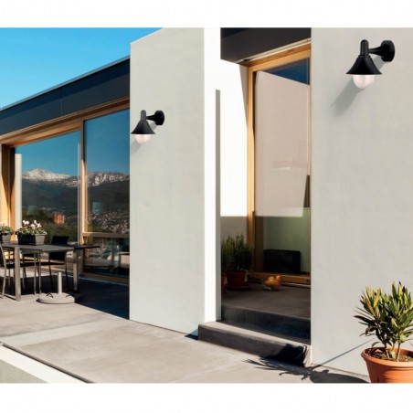 Aplique de pared exterior Mentol