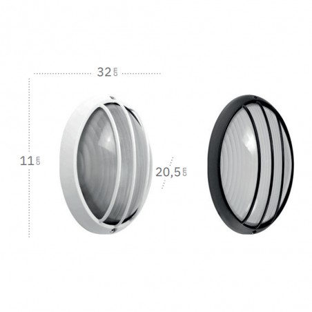 Aplique de pared exterior Aquila II