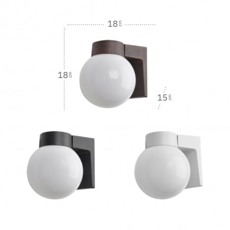 Aplique de pared exterior Procyon