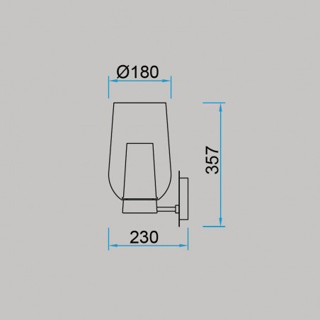 Aplique de pared Nora Madera