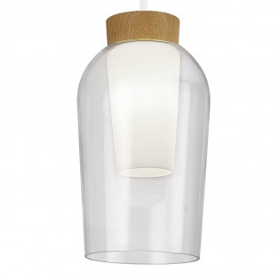 Lámpara colgante Nora Madera (3 luces)