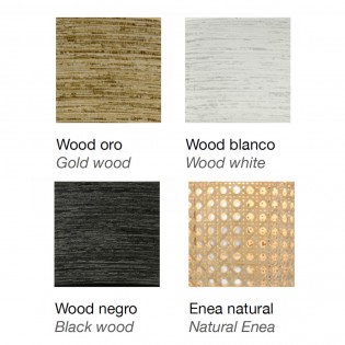 Lámpara de techo Takasi Wood Negro