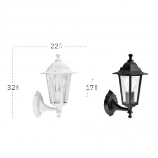 Aplique de pared exterior Auriga