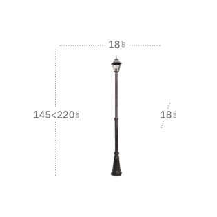 Farola de exterior Bootes