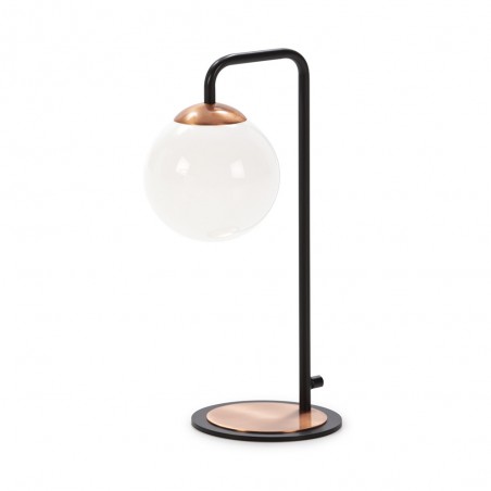 Lámpara de mesa Moteo Negro-Cobre