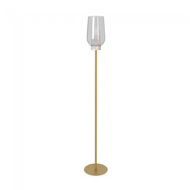 Lámpara de pie Nora Mármol Blanco