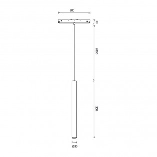 Foco LED colgante magnético Magneto (5W)