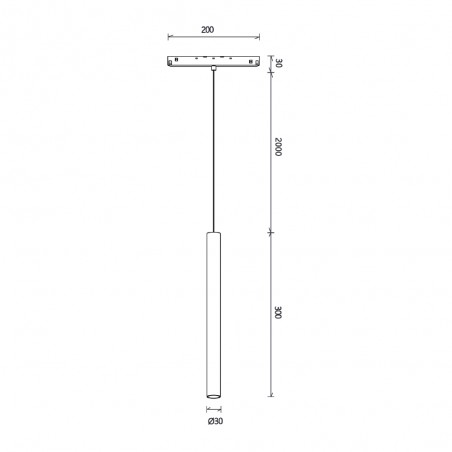 Foco LED colgante magnético Magneto (5W)