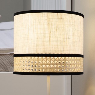 Lámpara de mesa Falenea Beige