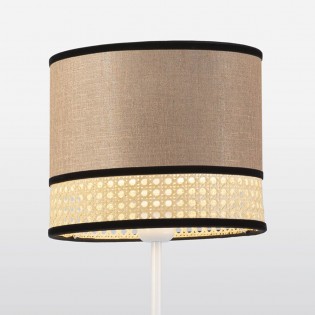 Lámpara de mesa Falenea Marrón