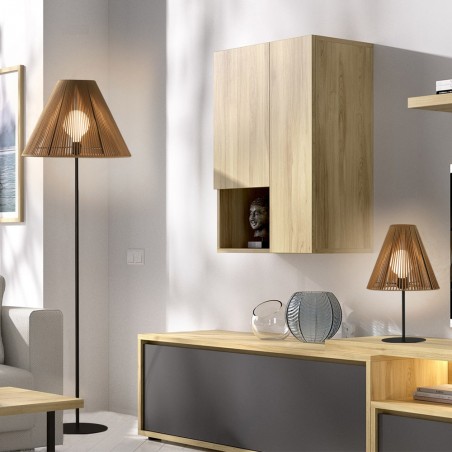 Lámpara de pie Cerlina Oro