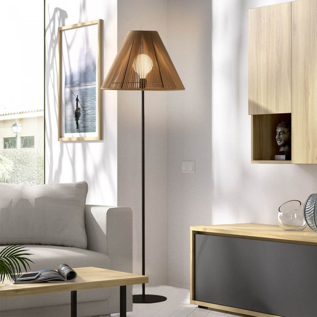 Lámpara de pie Cerlina Oro