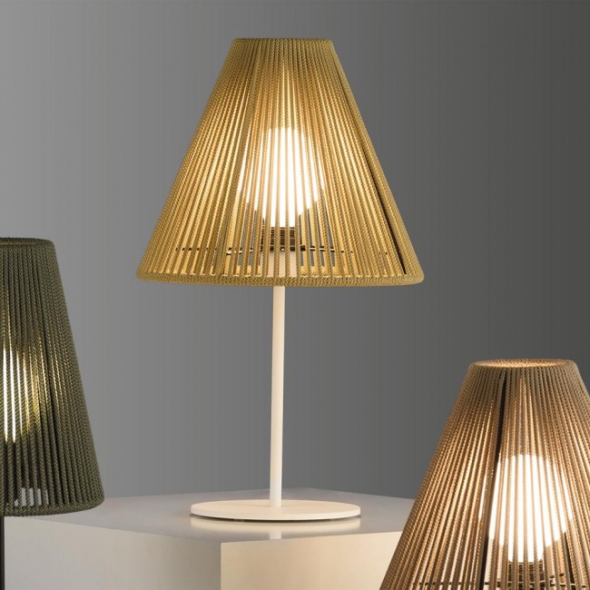 Lámpara de mesa Cerlina Mostaza 30