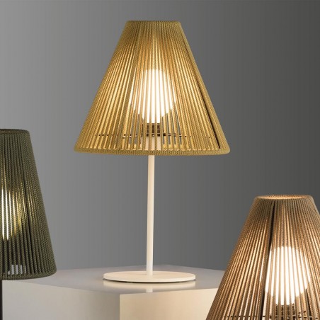 Lámpara de mesa Cerlina Mostaza 30