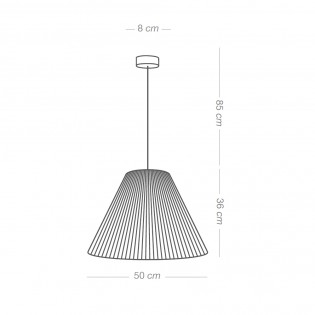 Lámpara de techo Cerlina Arena