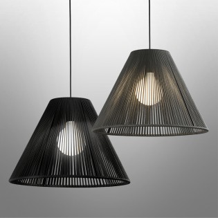 Lámpara de techo Cerlina Negro